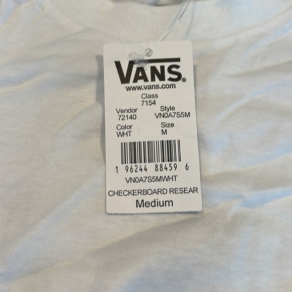 NWT Vans Checkerboard Resear long sleeve tee - Picture 5 of 5